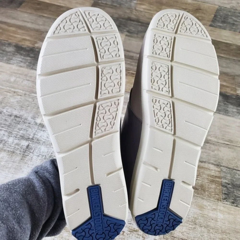 Birkenstock Estevan Unisex Shoes Sz Mens 8 / Womens 10 Off-White Lace Up Mid Top